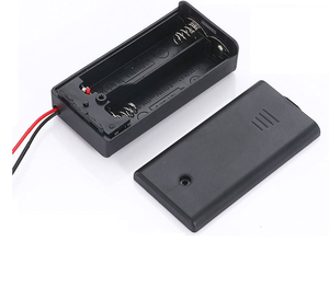 1/2/3/4 Baterias, suporte de bateria de 5 volts com interruptor, com tampa, com 15CM Fio Caixa de Bateria No. 5 - Product Image 1