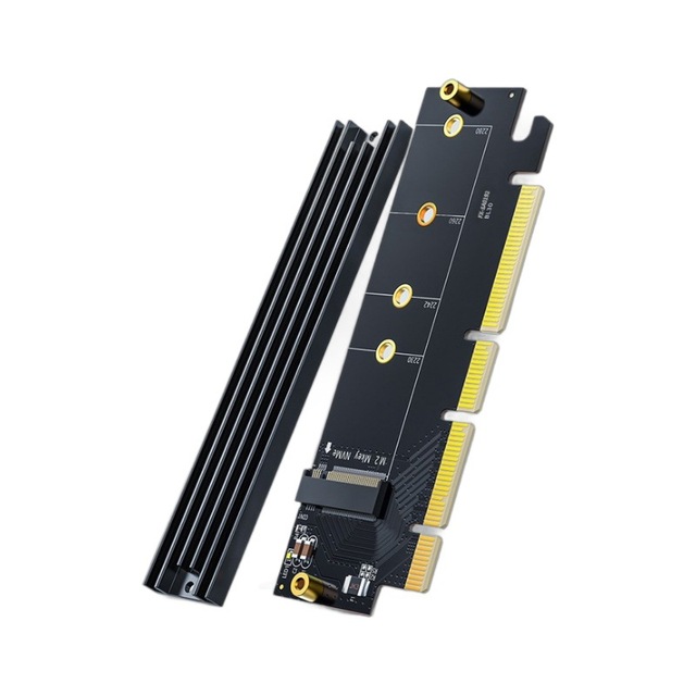 Manufacturer-Wholesale PCI-E X16 to M.2 NVMe Adapter Card PC SSD Expansion Card in Stock