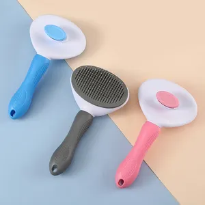 Pet Grooming Tool Dog Hair Remover Comb Cat Dog Hair Grooming And Care Brush For Long Hair Self Cleaning Pet Brush