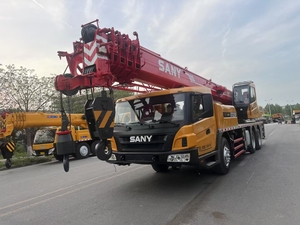 중고 SANY STC250 모바일 크레인 5단 텔레스코픽 붐 <span class=keywords><strong>25</strong></span>톤 리프팅 용량 트럭 크레인 - Product Image 5