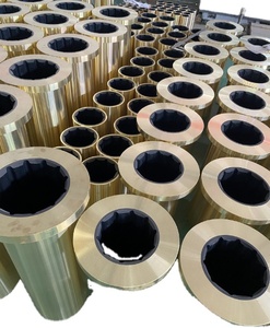 Bague de support d'hélice en laiton lubrifiée à l'eau marine avec palier à bride <span class=keywords><strong>naval</strong></span>, marque PVB, modèle JDB, pour arbre de 60 mm - Product Image 3