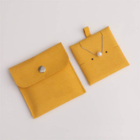 Sac d'emballage de bijoux en microfibre avec Logo imprimé personnalisé pour boucles d'oreilles et colliers