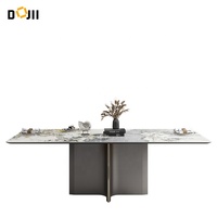Hauteur de comptoir et grand coin ovale blanc 10 places ensemble de table à manger extérieur avec 6 chaises en tissu de salon
