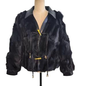 2026 New Fashion Winter Windproof Warmth Tan Sheep Fur Short <strong>Coat</strong> for the Elegant and <strong>Kingly</strong> Women - Product Image 3