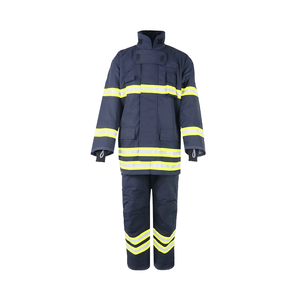 <span class=keywords><strong>Traje</strong></span> <span class=keywords><strong>de</strong></span> <span class=keywords><strong>Bombero</strong></span> con Certificado CE EN 469, Ropa Nueva, <span class=keywords><strong>Traje</strong></span> Azul <span class=keywords><strong>de</strong></span> <span class=keywords><strong>Bombero</strong></span>, Chaqueta Personalizada, Pantalones con Bolsa Amarilla - Product Image 4