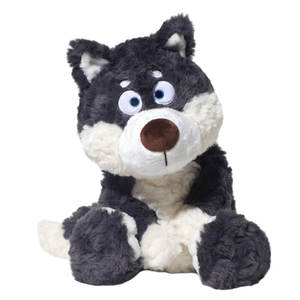 Peluche di Alta Qualità a Forma di Lupo Grigio, Divertente e Carino, Morbidissimo Pupazzo Orsetto, Regalo di Compleanno Calmante - Product Image 2