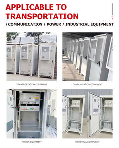 Armoire de serveur, stockage de <span class=keywords><strong>batterie</strong></span> de vélo électrique, métal, intérieur, acier inoxydable, boîtier IP55, fibre, armoire extérieure avec climatisation - Product Image 6