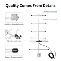 Antenne Yagi directionnelle extérieure à gain élevé 11dbi 3 6 8 éléments antenne Yagi externe 433 mhz antenne Yagi directionnelle Vhf Uhf