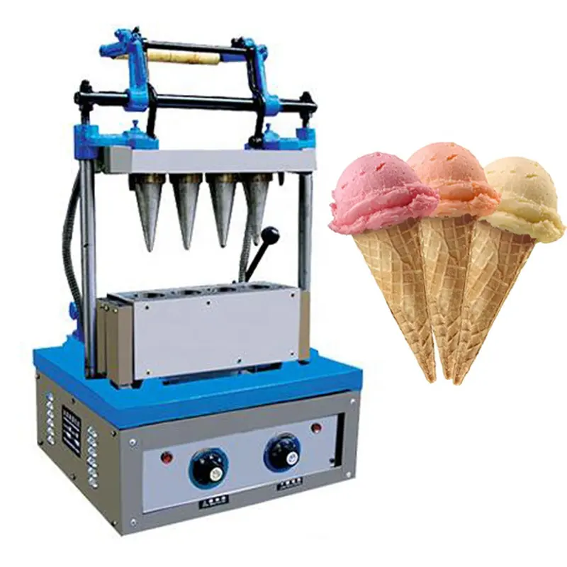 Cone Maker Ice Cream Cone Wafer Biscuit Making Machine