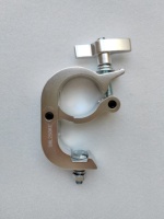 Pince de fixation robuste en aluminium pour truss d'éclairage de scène, capacité 550 lb, compatible avec truss à dégagement rapide de 1,73 à 2,05 pouces, crochet pour truss d'éclairage DJ