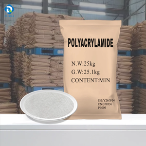 Poliacrilamida <span class=keywords><strong>PAM</strong></span> de Daqian Chemical Plant, Floculante en Polvo Blanco, Catiónico, Bolsa de 25 kg, Pureza del 99.8% para Lodo de Perforación - Product Image 1
