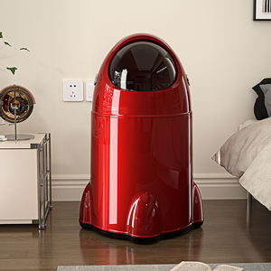 ถังขยะรูปจรวดของเล่นมีล้อสำหรับห้องเด็ก ความจุขนาดใหญ่ เคลื่อนย้ายได้ ดีไซน์น่ารัก มี 3 สี และสามารถสั่งทำโลโก้ได้ - Product Image 2