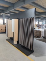 Échantillon personnalisé de carreaux de céramique en pierre de granit de quartz marbre simple/double face présentoir