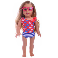 Vente en gros d'accessoires pour poupées 18 pouces Accessoires pour poupées filles Accessoires pour lunettes de soleil pour poupées Mode créative