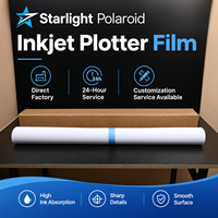 Rouleau de film de traçage en polyester mat pour dessin CAO, imperméable, imprimable jet d'encre pour traceur grand format, plans d'ingénierie