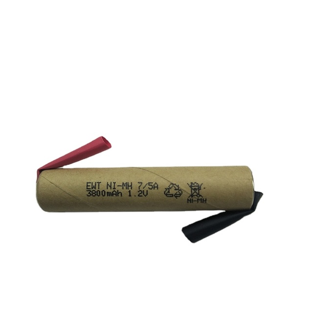 NIMH 7/5A 1.2V 3800mAh Ni-MH battery With welding tabs