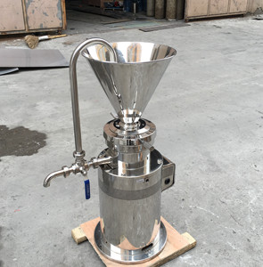 Fındık makarna yapma paslanmaz çelik fıstık ezmesi bitüm emülsiyon freze makinesi kolloid değirmeni - Product Image 1