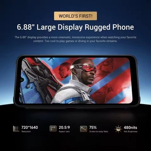 Smartphone robuste Fossibot F112 Pro 5G Android 14, 24 Go (8+16) 256 Go, écran HD+ 6,88 pouces, batterie 7150 mAh, appareil photo 50 MP, NFC - Product Image 4