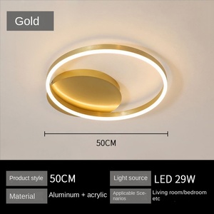 โคมไฟระย้าแอลอีดีสำหรับห้องรับประทานอาหารของโรงแรมสไตล์โมเดิร์นโคมไฟติดเพดาน LED สำหรับห้องนั่งเล่นฐานเหล็กอะคริลิคสวิตช์220V - Product Image 4