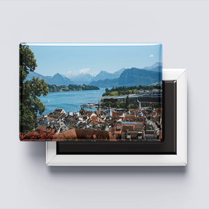 Aimant de réfrigérateur en fer blanc personnalisé avec impression des pays belges, souvenir touristique - Product Image 4