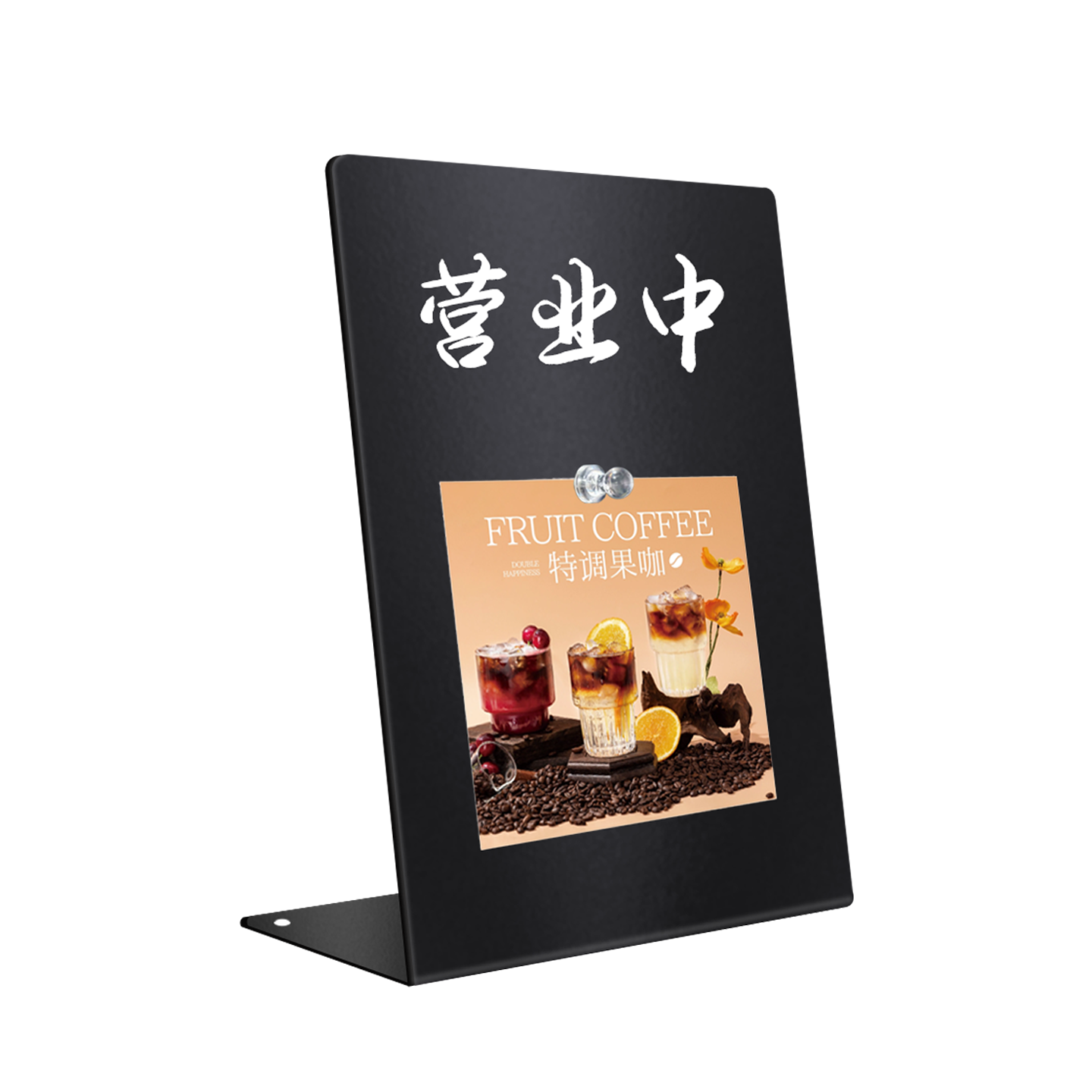 Finition laque noire Format vertical