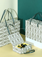 Boîte cadeau de luxe personnalisée en kraft avec doublure en éponge, revêtement UV, fermeture magnétique, ruban - Pour anniversaires/mariages, petits cadeaux - Disponible en rose