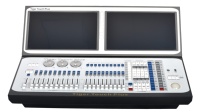 Flight case Packing Stage Light Dmx Console avec 2 écrans DMX Tiger Touch Plus Controller