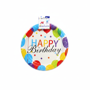 Ensemble de 6 assiettes en papier pour fête de 10 pouces, 120 pièces/CS, vaisselle durable et élégante, modèle 375470 - Product Image 4