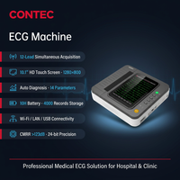 Monitor de ECG Portátil CONTEC E12, Electrocardiógrafo de 12 Canales