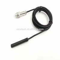 Tabung plastik aviasi Plug DS18B20 Digital Sensor suhu Probe dengan konektor