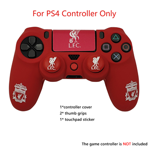 Funda de Silicona Suave con Agarre de Serigrafía de Club de Fútbol para Joysticks Dualsense PS5 <span class=keywords><strong>PS4</strong></span> Xbox Series y Controladores Gamepad - Product Image 2