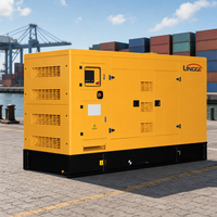 Groupe électrogène diesel super silencieux Parkins 125 kVA 100 kW triphasé 400 V 50/60 Hz avec ATS pour centre de données