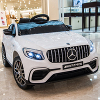 Lizenzierter Mercedes Benz AMG GLC63S COUPE 12V Batteriebetriebenes Kinderfahrzeug Elektroauto für Kinder mit Fernbedienung