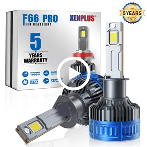 5 anni di garanzia lampadina per fari a led ad alta potenza F66 PRO H1 140W 48000LM lampadina ad alto lumen accessori per auto di ricambio alogena