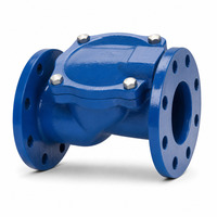 Clapet anti-retour à bride en fonte ductile PN16 pour conduites d'alimentation en eau et de protection incendie