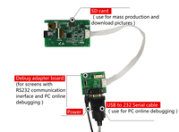 DACAI 3.5 Inci DACAI TFT LCD Display 3.5 Inci 320*480 Lcd ST7796S Ic SPI + RGB Antarmuka IPS Pandangan Bebas Arah dengan Panel Sentuh