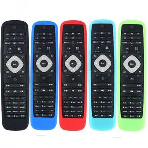 Chống trượt điều khiển từ xa chủ trường hợp với dây thừng cho <span class=keywords><strong>Philips</strong></span> thương hiệu thiết kế đơn giản vỏ bảo vệ phổ TV Mini bàn phím - Product Image 1
