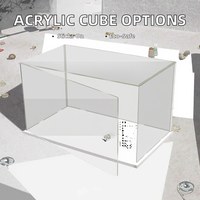 Options de cubes de stockage personnalisés en acrylique de couleur écologique moderne