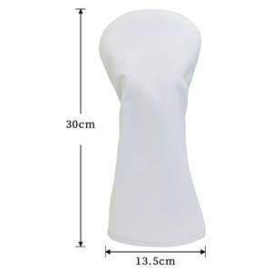 Crestgolf – Housse de protection en PU imperméable et anti-poussière pour clubs de <span class=keywords><strong>golf</strong></span> en <span class=keywords><strong>bois</strong></span>, blanche, personnalisable avec logo et couleur - Product Image 3