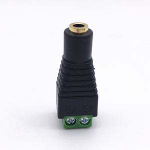 Cantell Hochwertiger Gleichstrom-Buchsen adapter Löt frei Vergoldete Stereo-Buchse <span class=keywords><strong>2</strong></span>-polig auf 3,5-mm-Buchse Adapter - Product Image 4