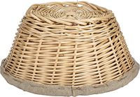 Panier à levée en osier doublé de lin Yulin Jiafu, rond, 8 1/4 pouces