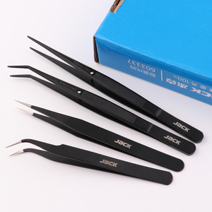 Pinces à épiler en acier inoxydable Jack, outils à main faits à la main, pinces à épiler, pinces pointues, courbées, outils spéciaux pour la réparation, outil pour machine à coudre - Product Image 3