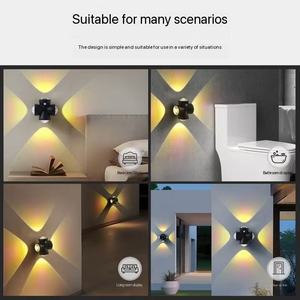 Nouvelle lampe murale intelligente à détection de présence humaine, veilleuse pour couloir, entrée, salle de bain, toilettes, lampe d'ambiance magnétique - Product Image 4