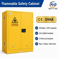Armoire de sécurité ignifuge tout acier pour le stockage de liquides inflammables et de produits chimiques – Mobilier moderne pour hôpitaux et laboratoires scolaires