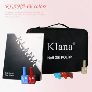 Klana ชุดยาทาเล็บเจลแบบไม่มีสาร TPU 66ชิ้นชุดยาทาเล็บสีเจลเคลือบเงาและแวววาวเคลือบด้านเคลือบเงา - Product Image 4
