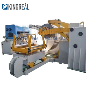 KINGREAL Machine 3-en-1 de déroulage, redressement et alimentation de tôles avec contrôle PLC pour machines de poinçonnage et dérouleurs de bobines - Product Image 6