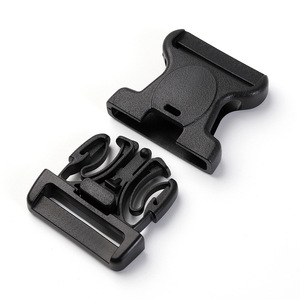 Plastic Snap Buckle 38mm Adjustable Black For <b>Backpack</b> Bag <b>Straps</b> DIY Accessories - Product Image 2