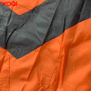 Sac de couchage enveloppant Woqi pour adulte, polyester, coupe-vent, orange et bleu royal, 4 kg, pour le camping et les voyages en plein air - Product Image 1