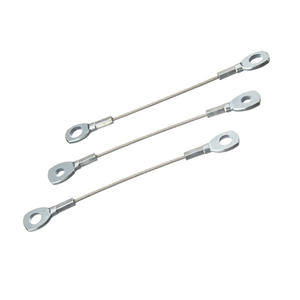 Système de câble en acier inoxydable Cottedstring en plastique pour suspendre la lumière 3/8 pinces de câble pince de câble métallique pince de câble métallique - Product Image 2