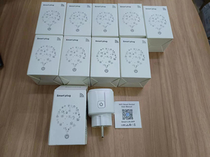 <span class=keywords><strong>Prise</strong></span> WiFi intelligente européenne 16a, ue, multi-<span class=keywords><strong>prise</strong></span>, commande avec application Tuya, fonctionne avec l'assistant Google et Alexa - Product Image 6